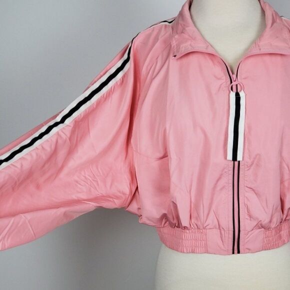 LOVE TREE Women's Windbreaker Jacket Full Zip Up - Picture 3 of 4